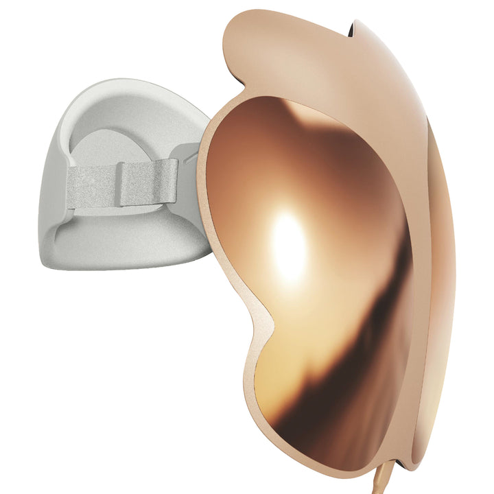 Adjustable silicone strap and eye-shield—Serenflux face mask